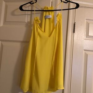 Lucy love tank top yellow